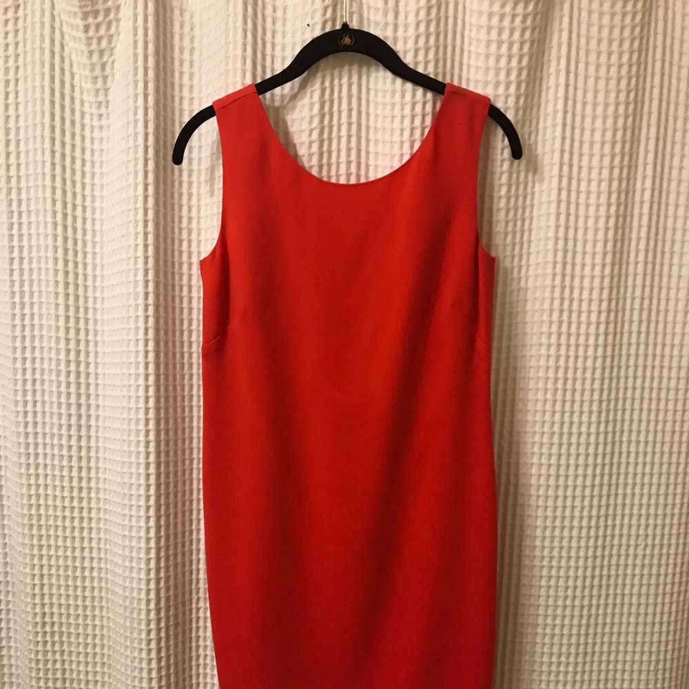 Red, BCBG cocktail dress. Never worn, tags on